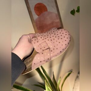 Birkenstock style Pink Star Kids Shoes